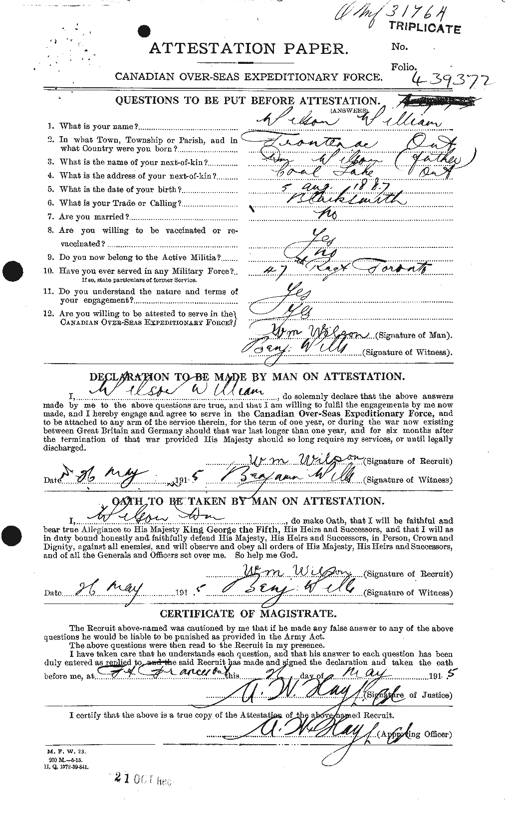 Personnel Records of the First World War - CEF 681835a