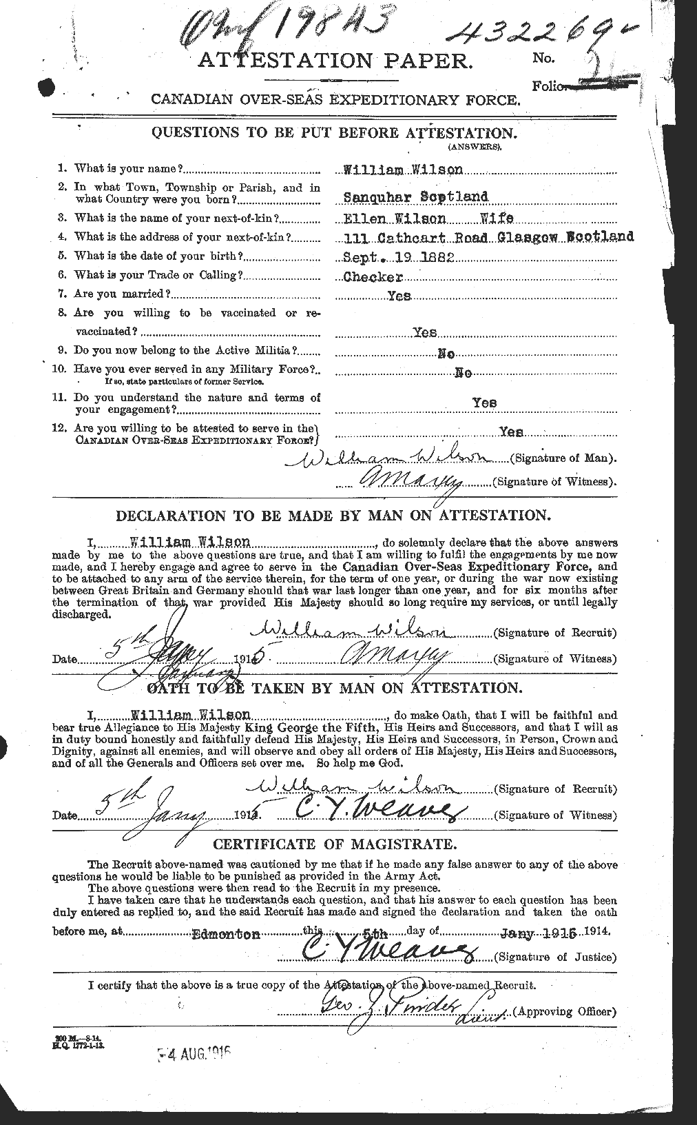 Personnel Records of the First World War - CEF 681855a