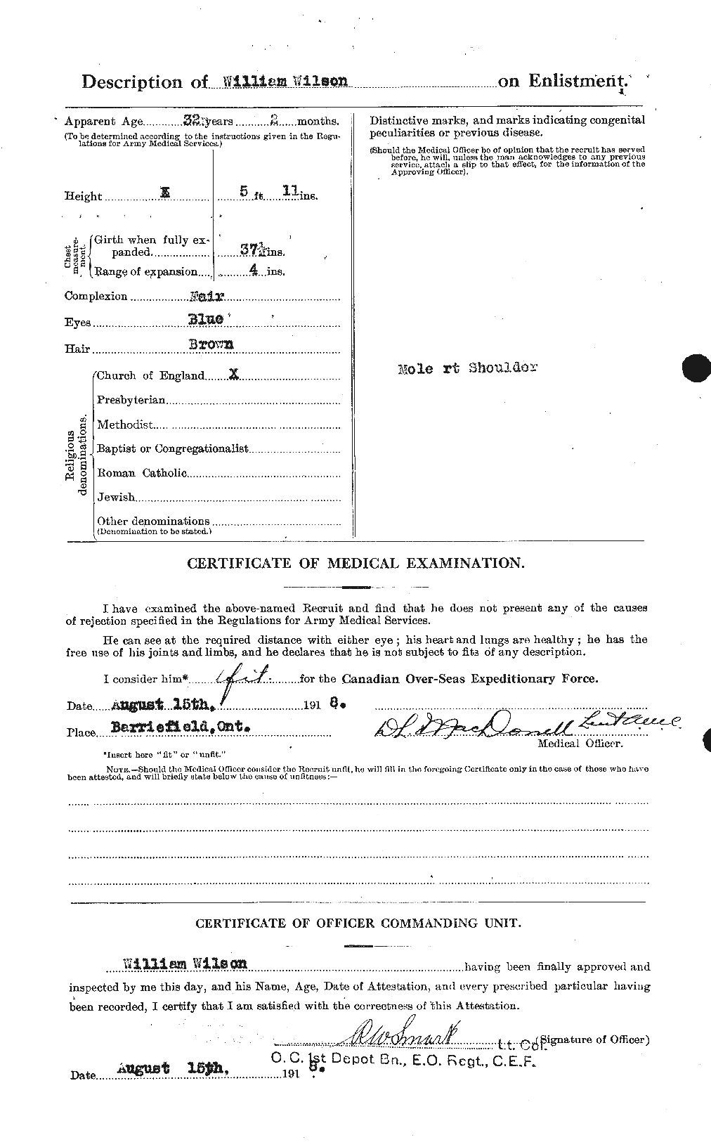 Personnel Records of the First World War - CEF 681863b
