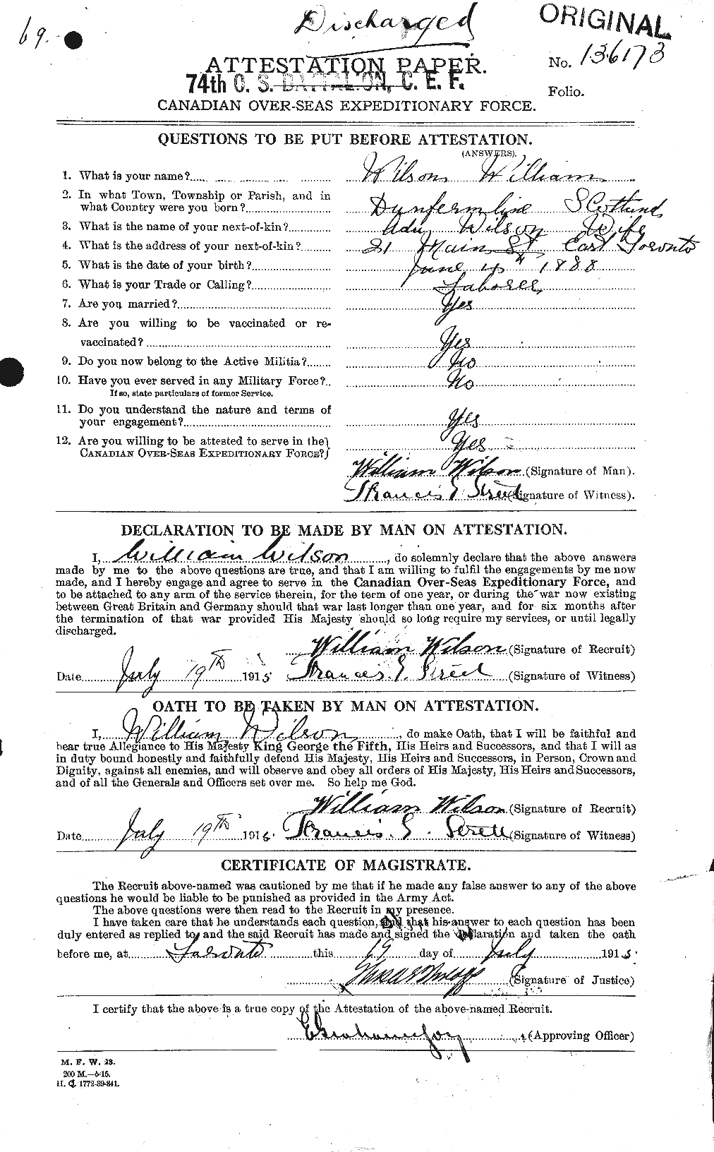 Personnel Records of the First World War - CEF 681867a