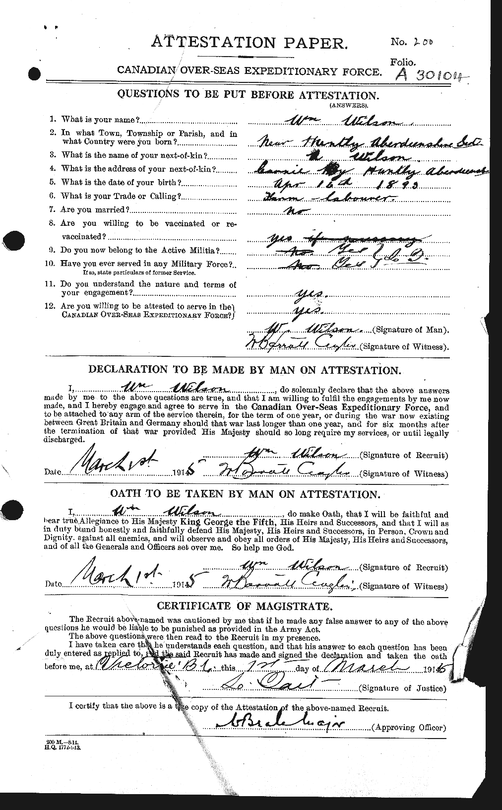 Personnel Records of the First World War - CEF 681885a