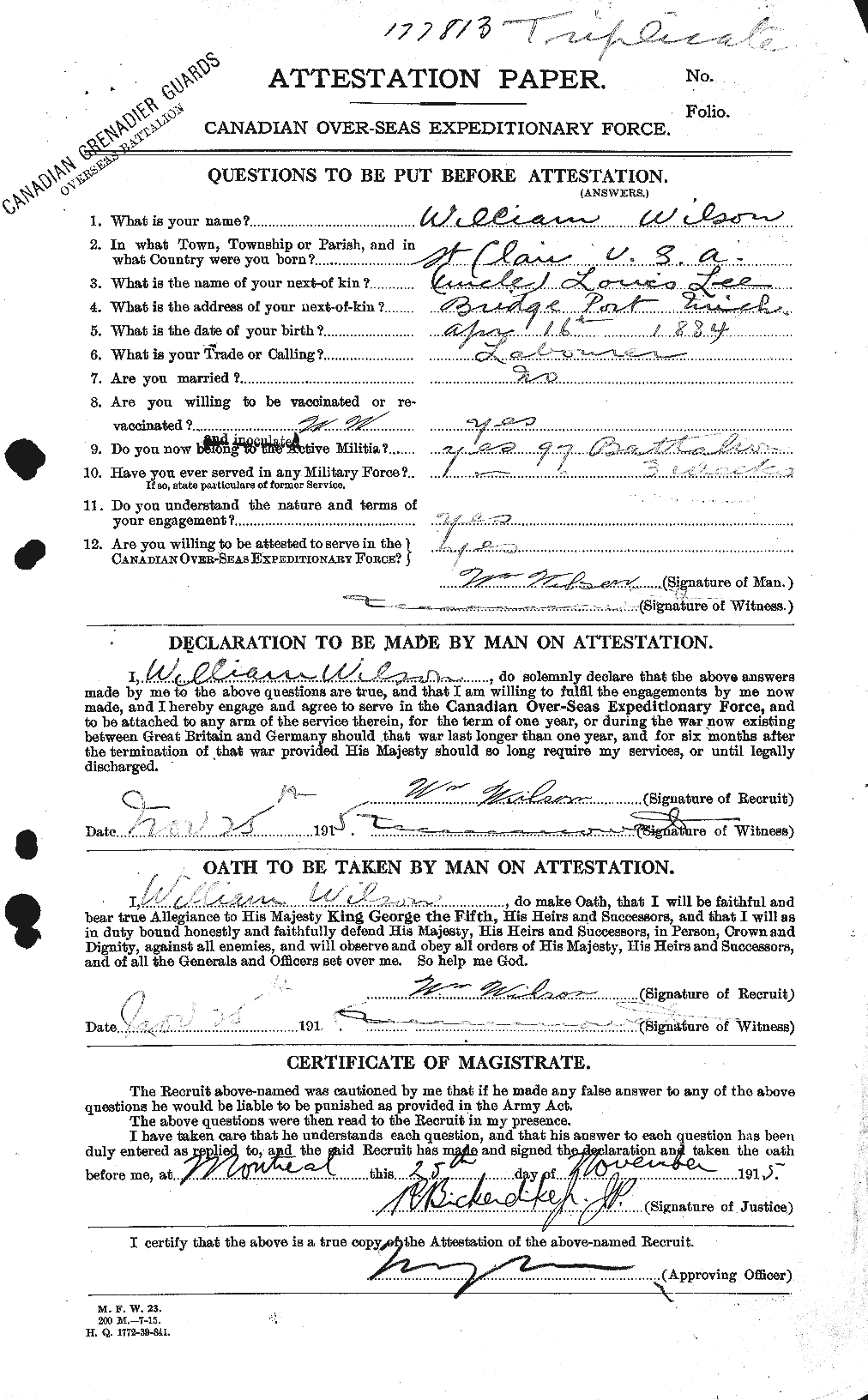 Personnel Records of the First World War - CEF 681892a