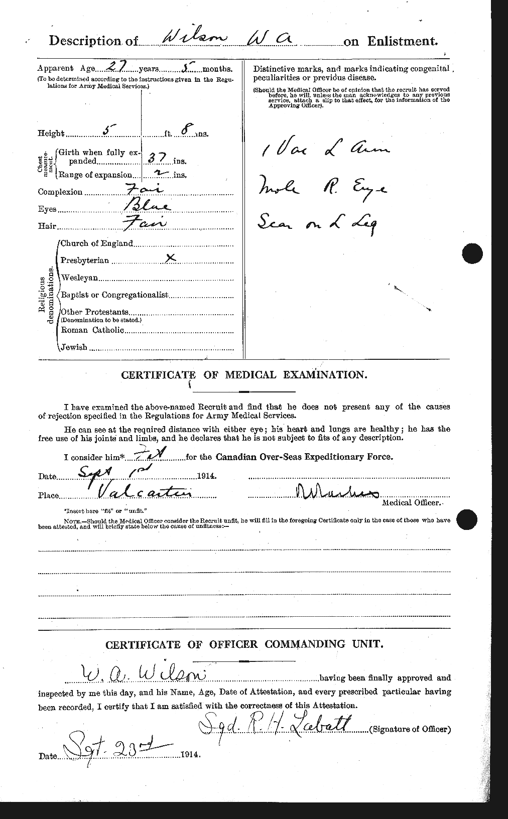 Personnel Records of the First World War - CEF 681918b