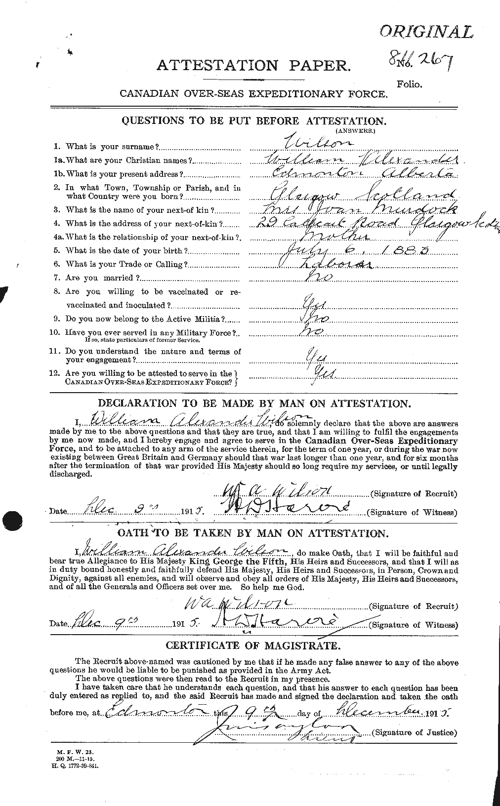 Personnel Records of the First World War - CEF 681923a