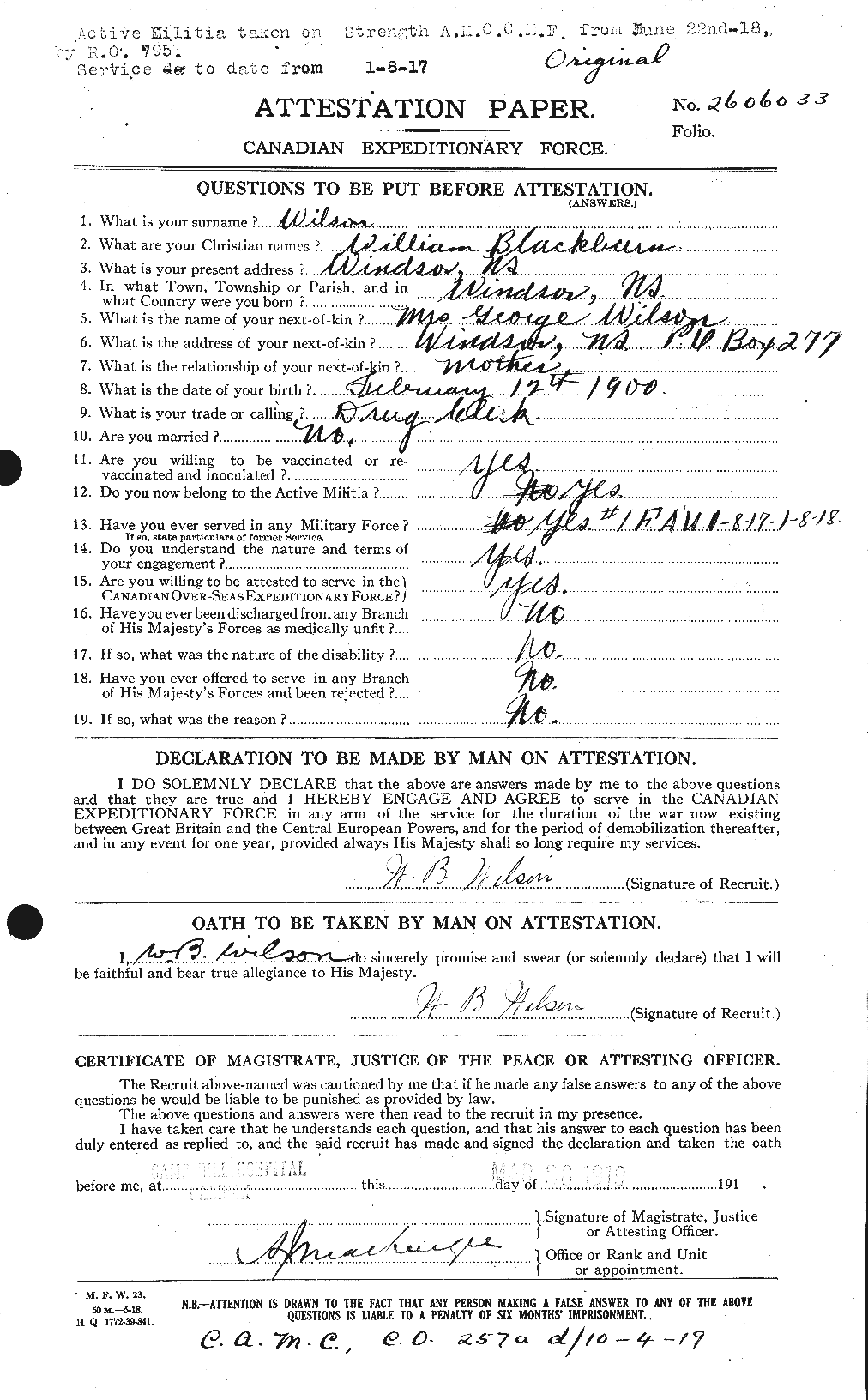 Personnel Records of the First World War - CEF 681942a