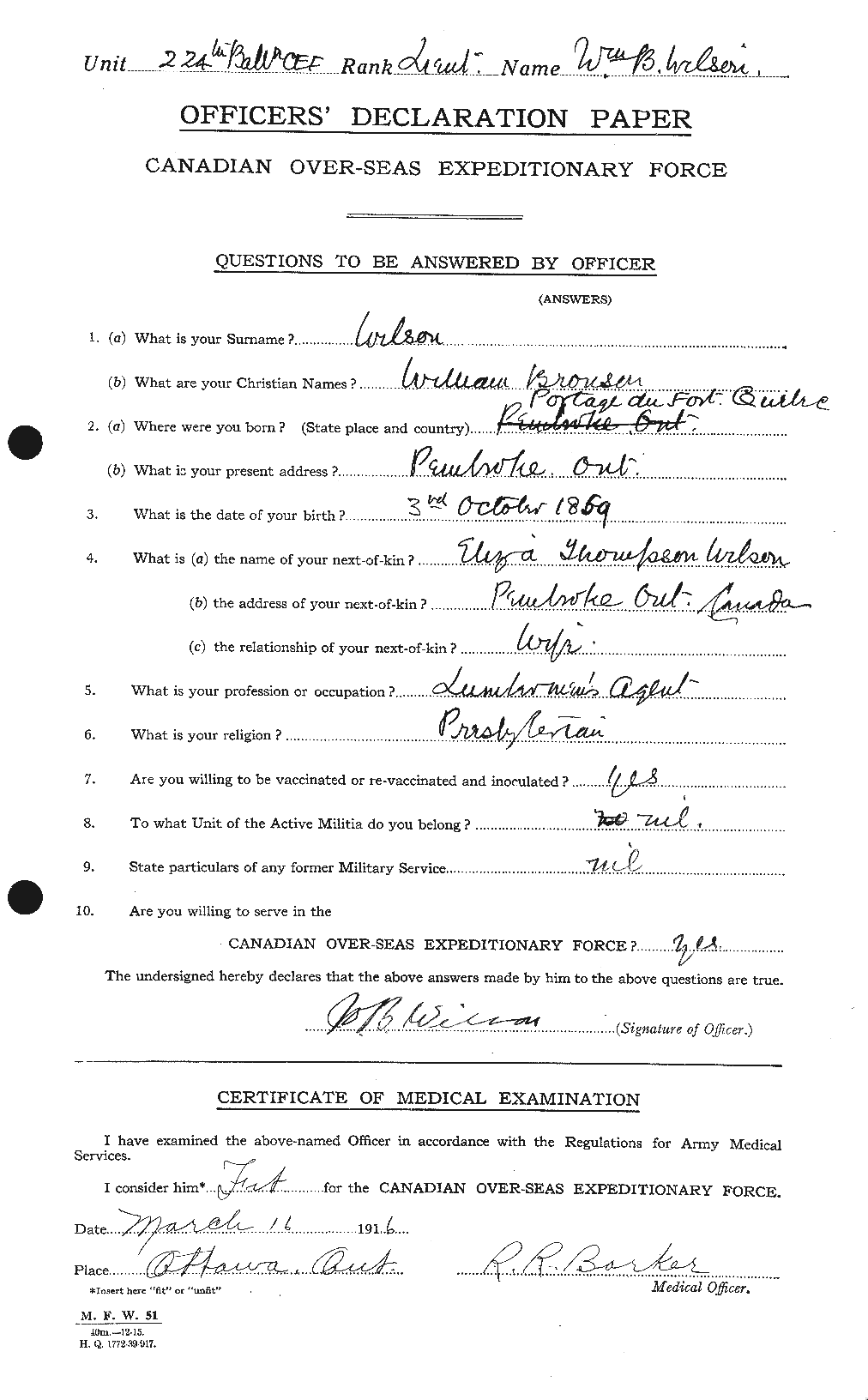 Personnel Records of the First World War - CEF 681944a