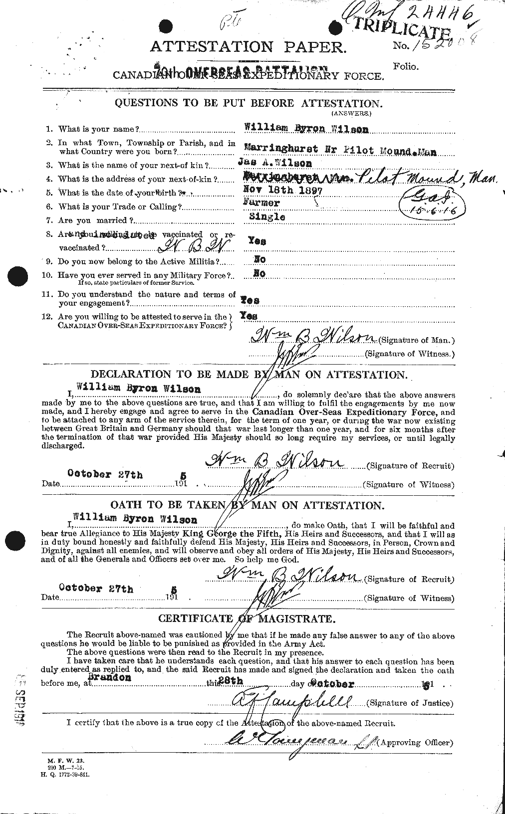 Personnel Records of the First World War - CEF 681946a