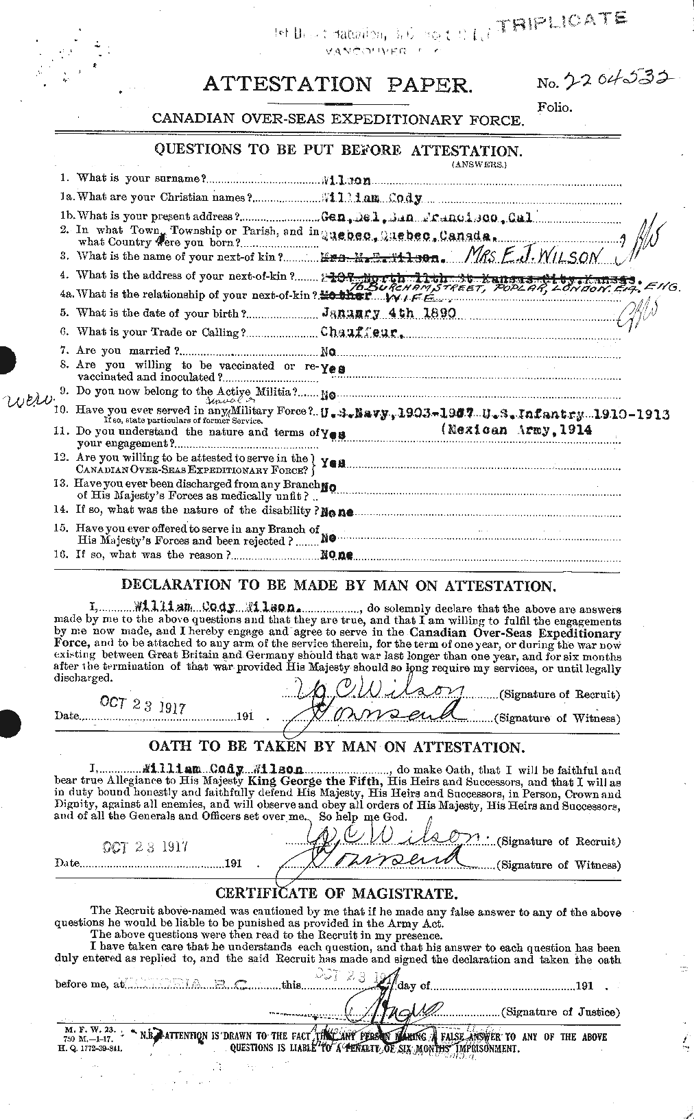 Personnel Records of the First World War - CEF 681957a