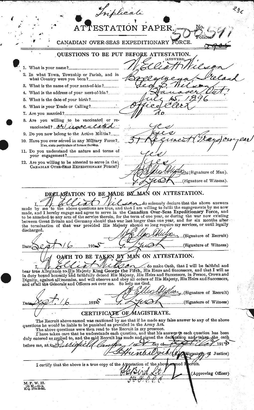 Personnel Records of the First World War - CEF 681980a