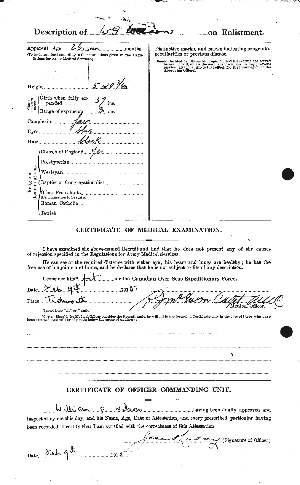 Personnel Records of the First World War - CEF 682003b