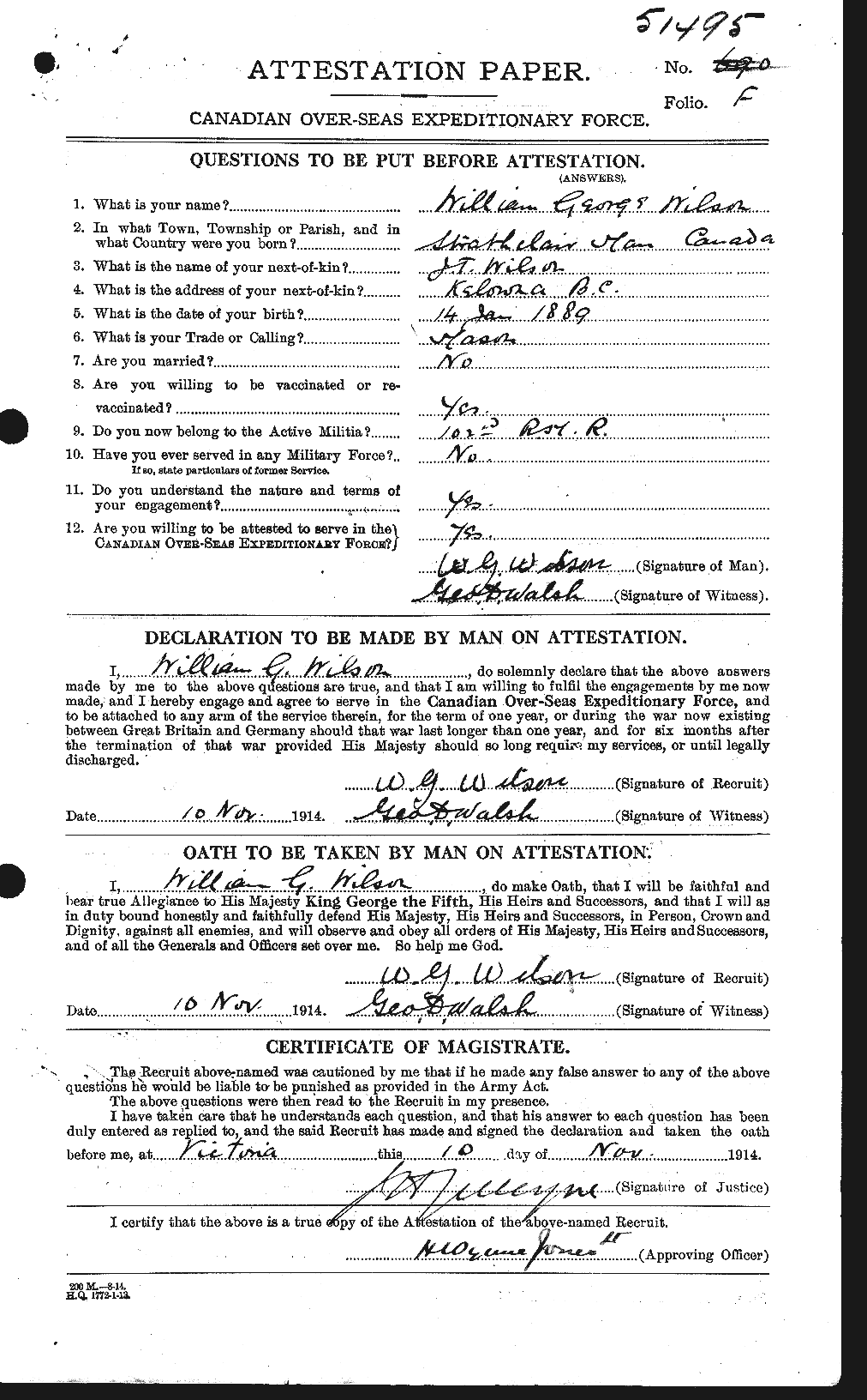 Personnel Records of the First World War - CEF 682004a