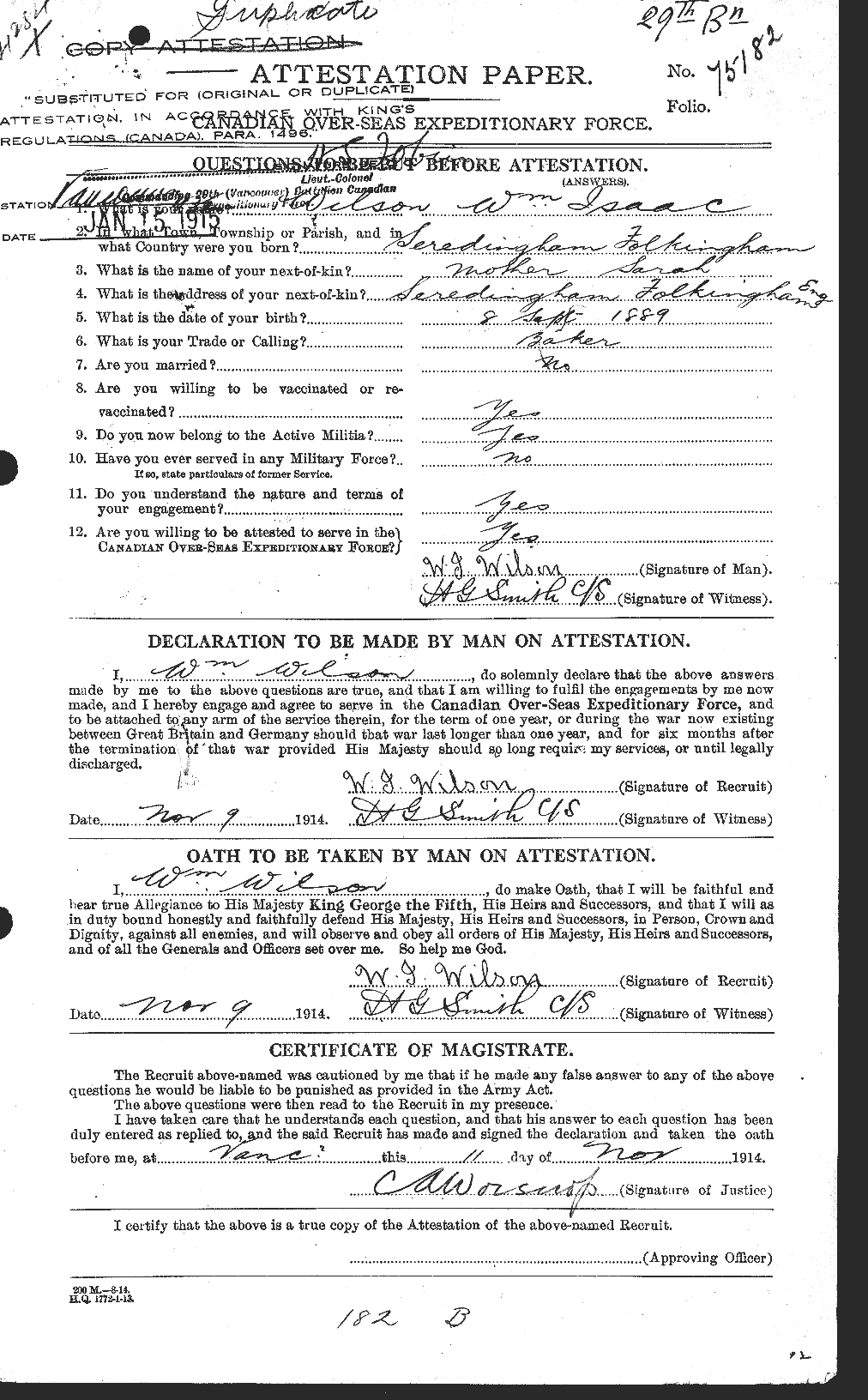 Personnel Records of the First World War - CEF 682039a