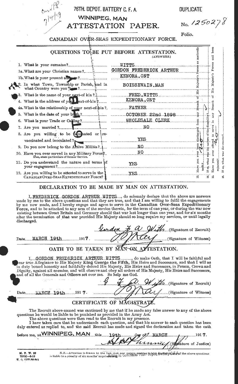 Personnel Records of the First World War - CEF 682148a