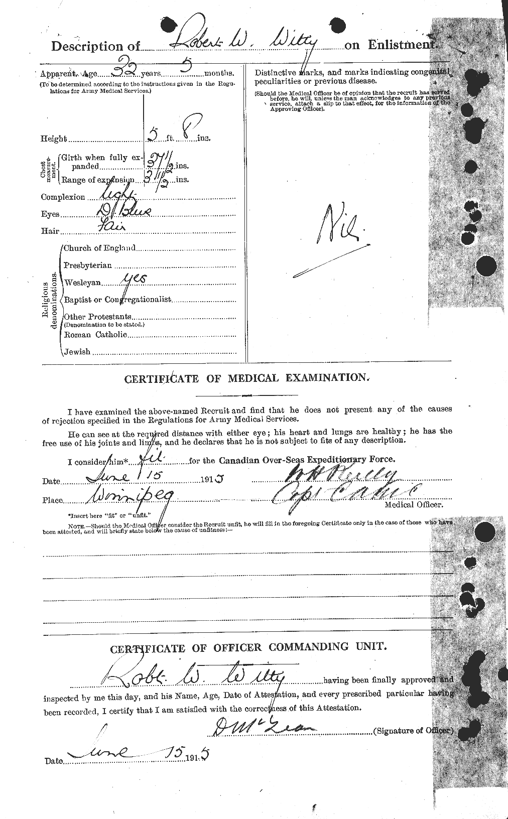 Personnel Records of the First World War - CEF 682164b