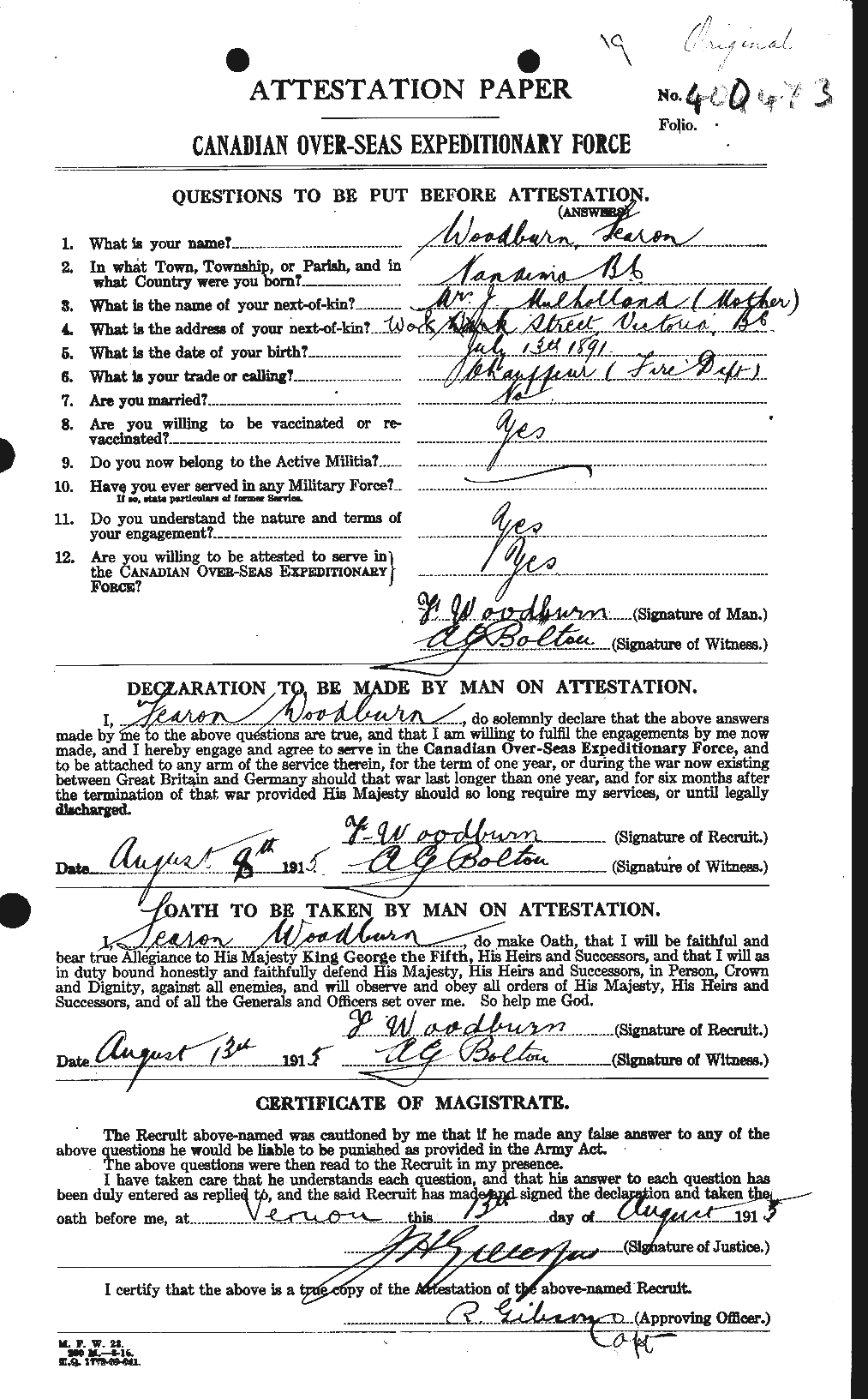 Personnel Records of the First World War - CEF 682744a