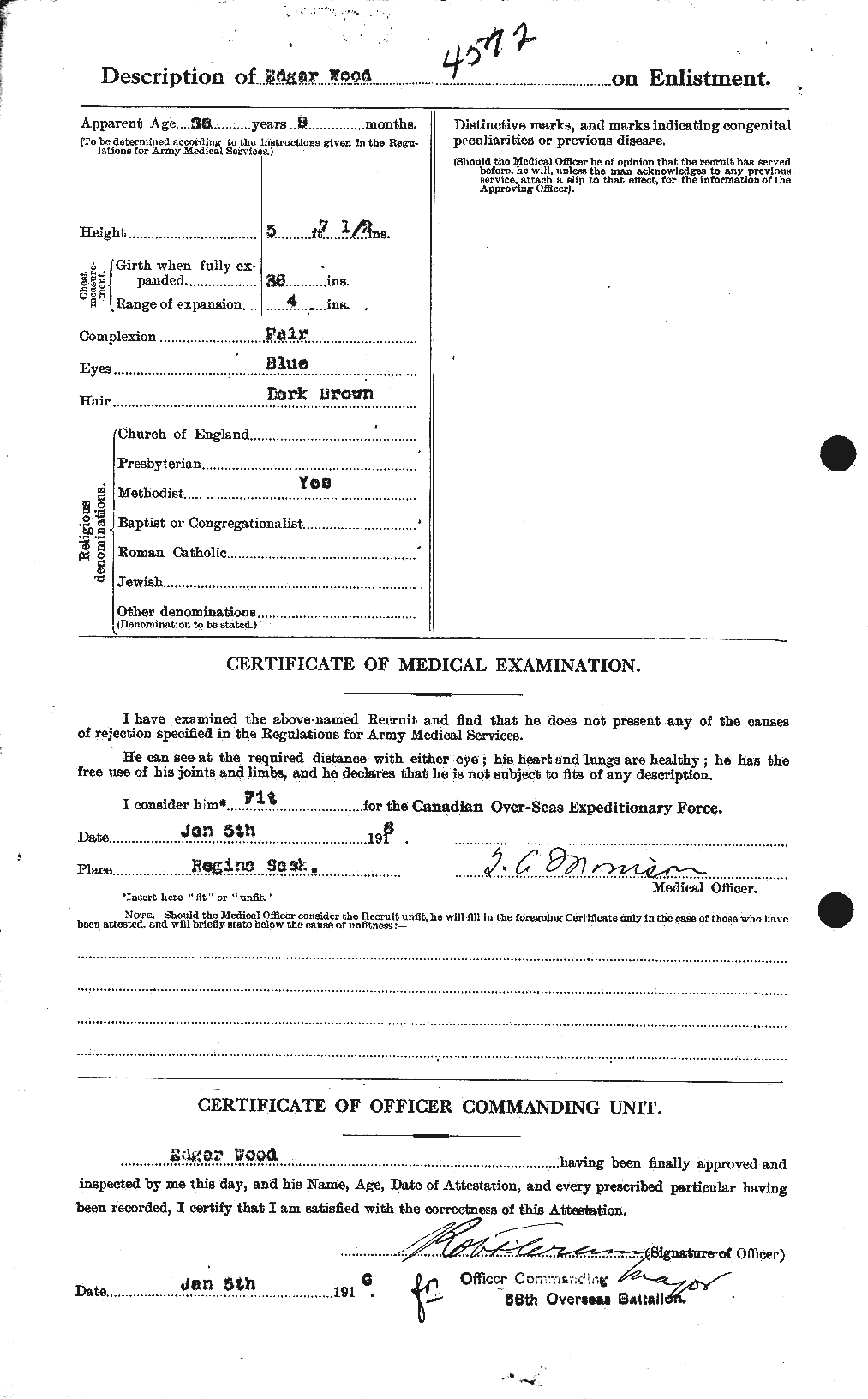 Personnel Records of the First World War - CEF 682973b