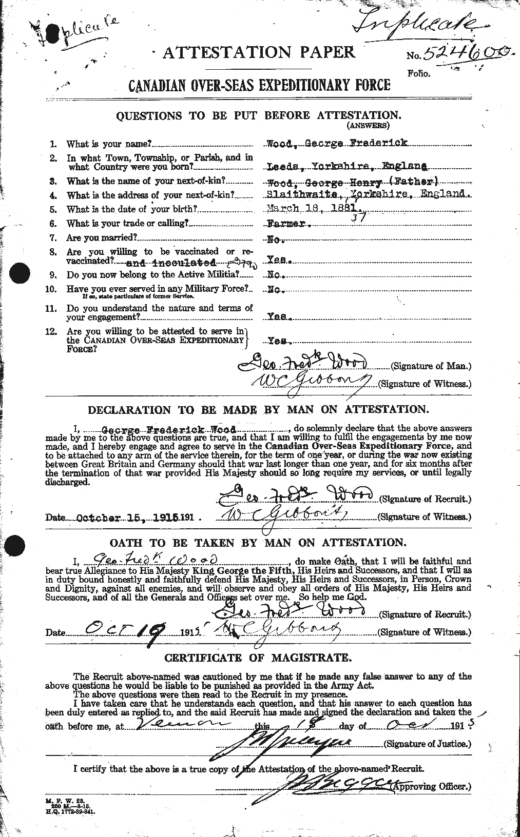 Personnel Records of the First World War - CEF 683147a