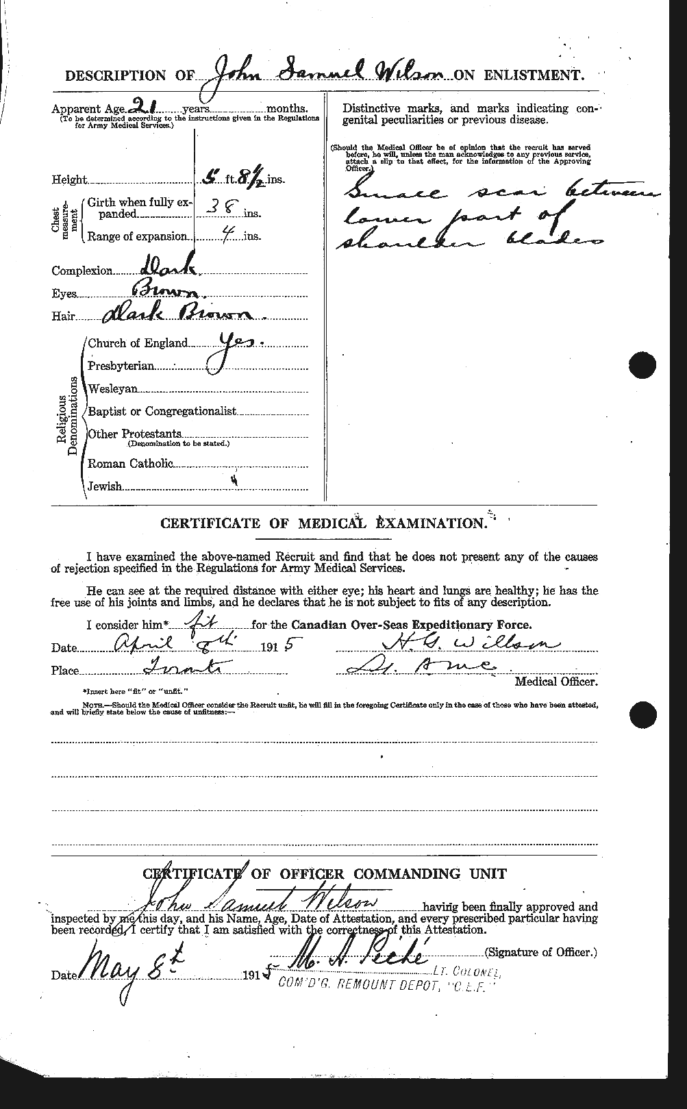 Personnel Records of the First World War - CEF 683382b