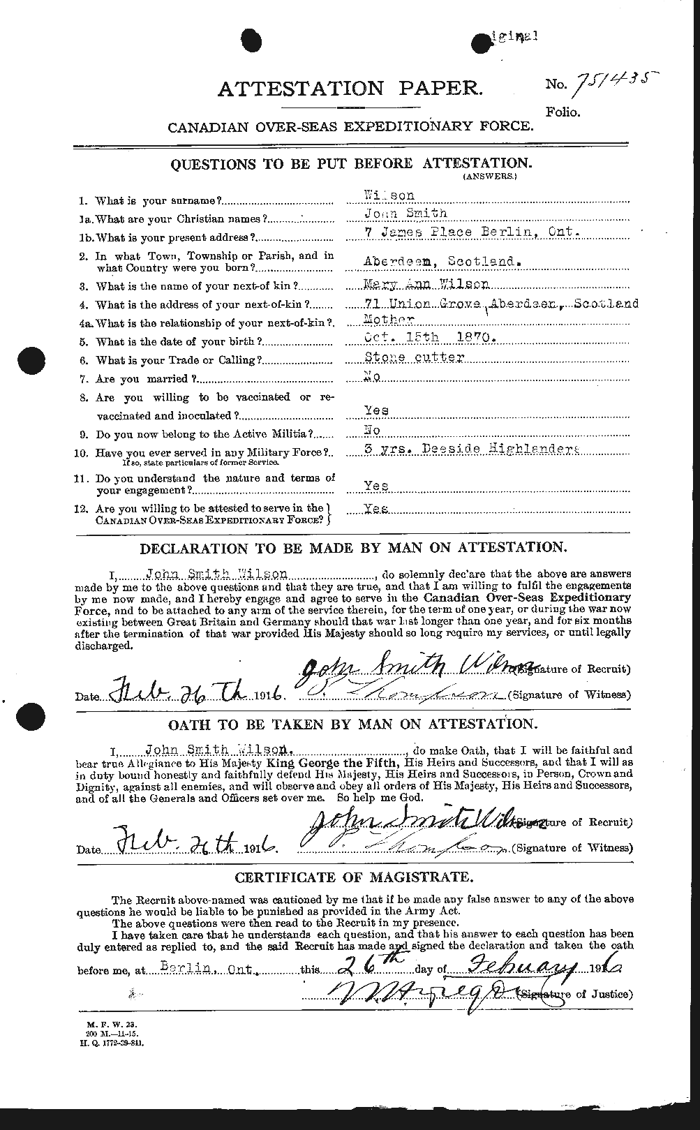 Personnel Records of the First World War - CEF 683386a