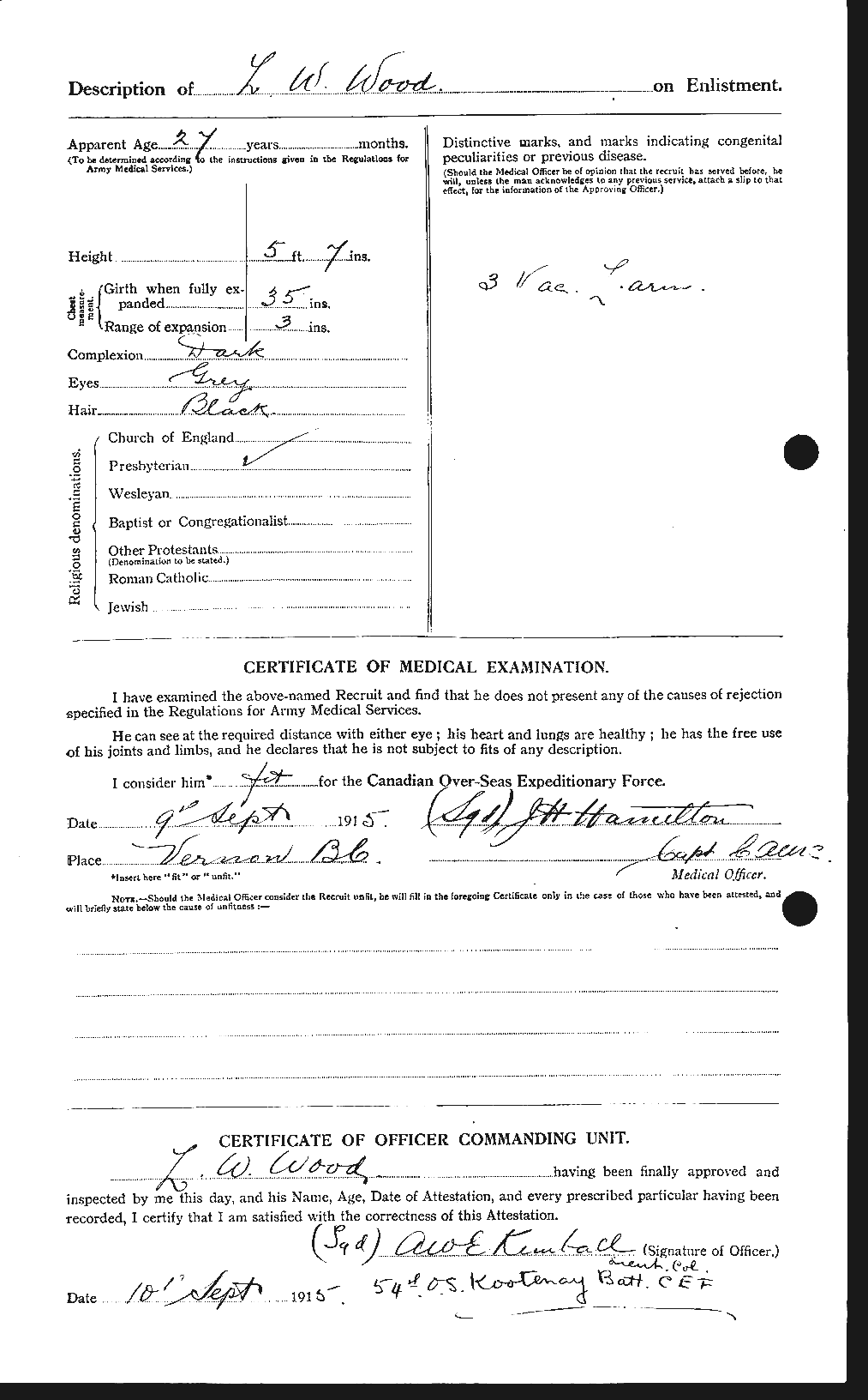 Personnel Records of the First World War - CEF 684665b