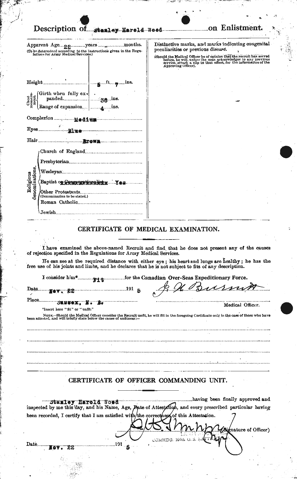 Personnel Records of the First World War - CEF 684824b