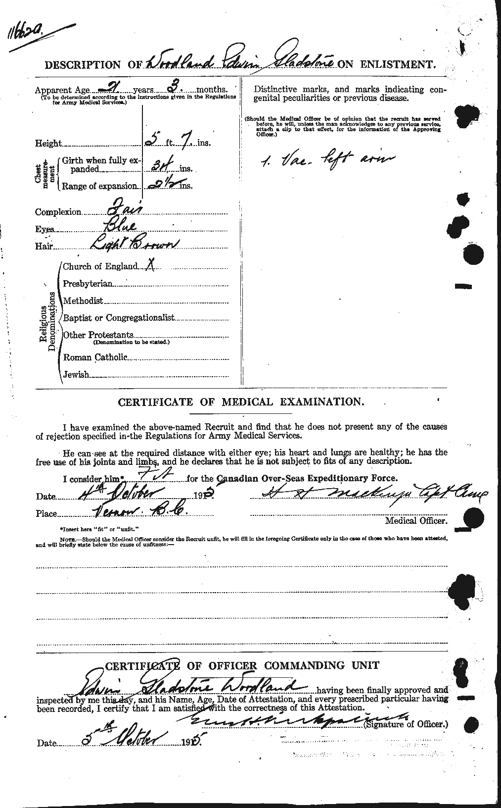 Personnel Records of the First World War - CEF 685458b