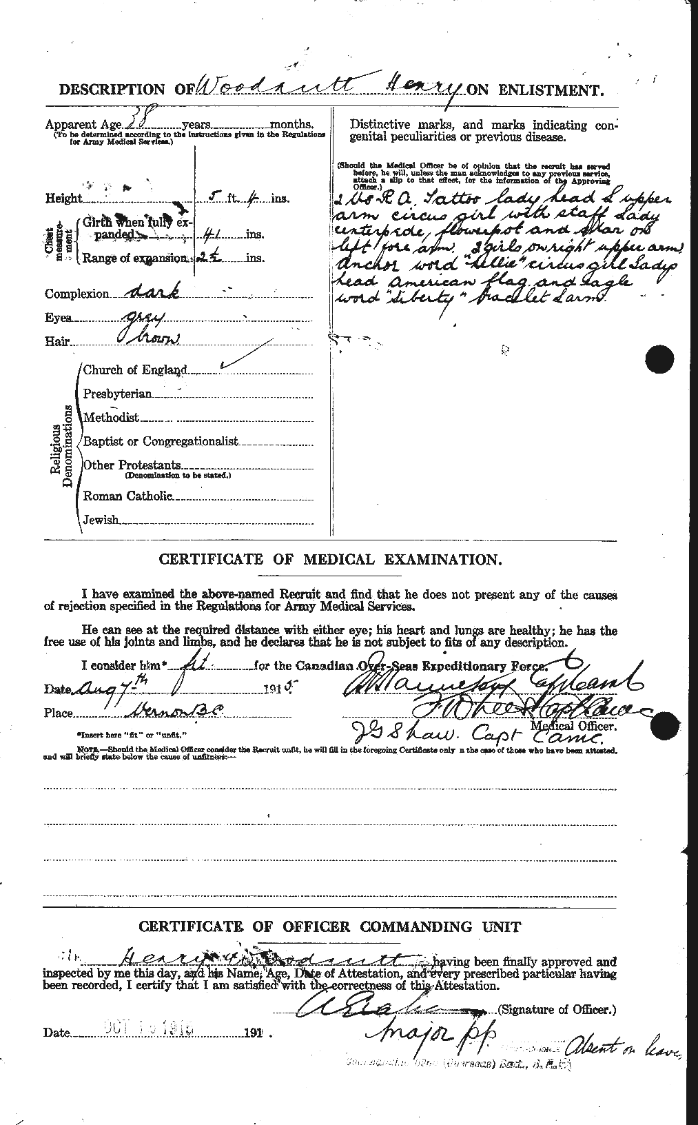 Personnel Records of the First World War - CEF 685598b