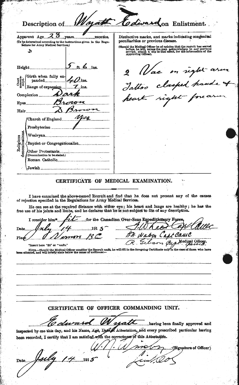 Personnel Records of the First World War - CEF 686520b