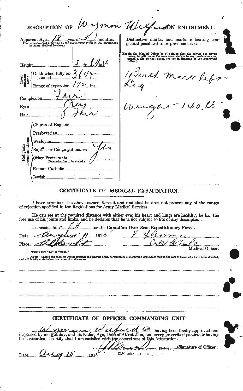 Personnel Records of the First World War - CEF 686860b