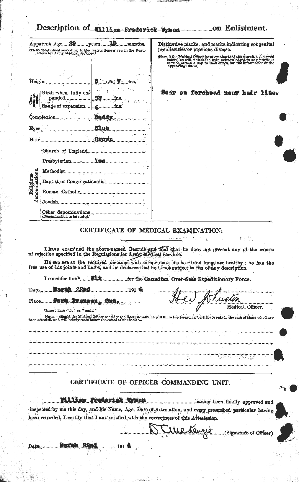 Personnel Records of the First World War - CEF 686862b