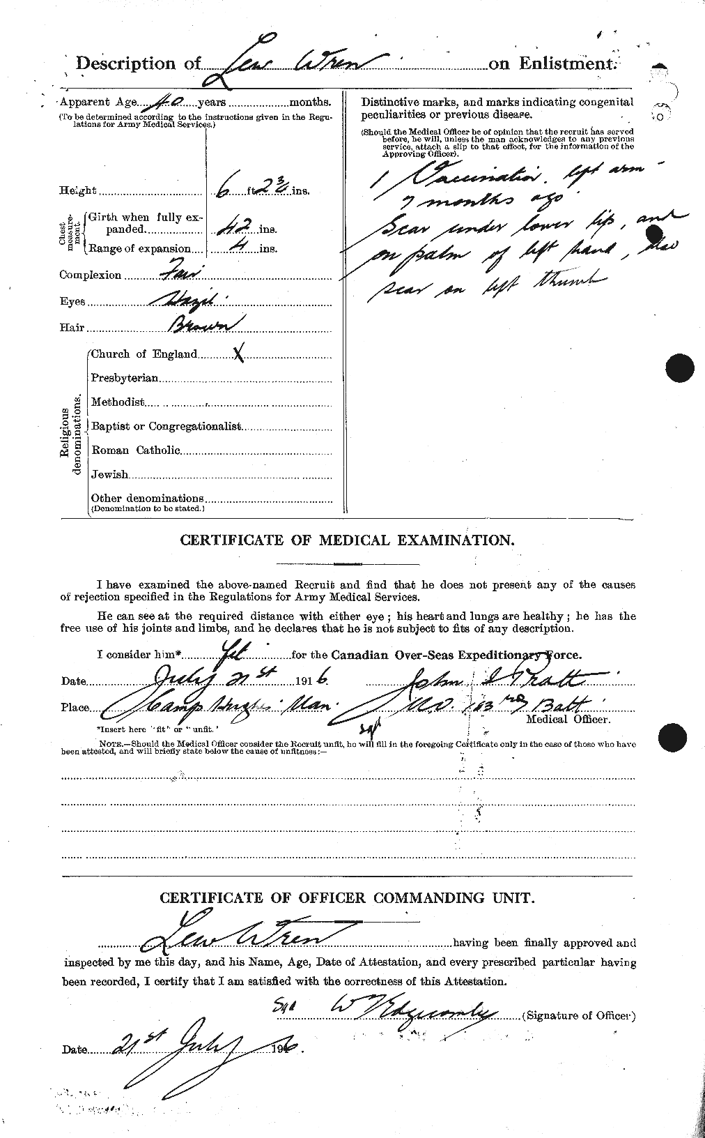 Personnel Records of the First World War - CEF 687587b
