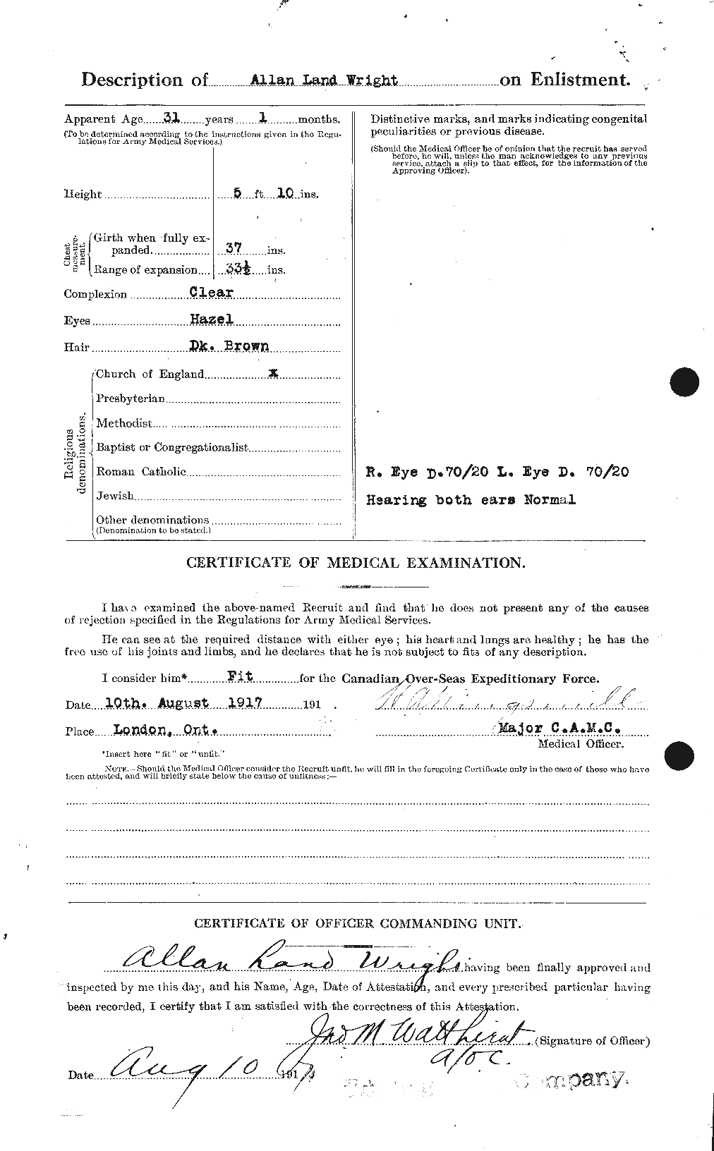 Personnel Records of the First World War - CEF 688134b