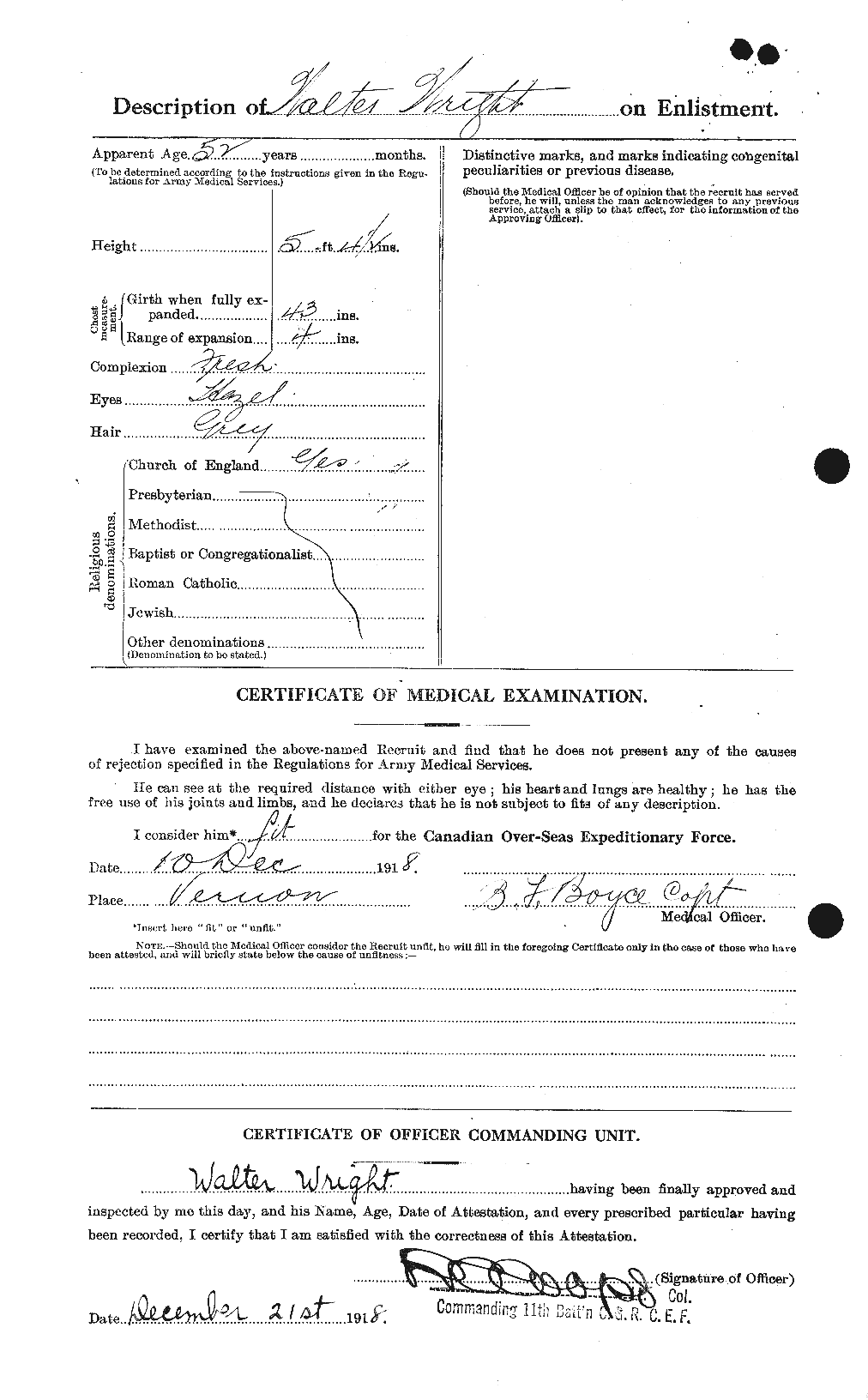 Personnel Records of the First World War - CEF 688632b