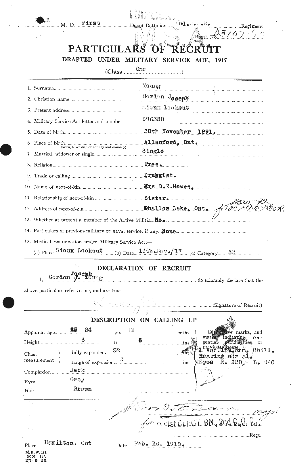 Personnel Records of the First World War - CEF 690468a