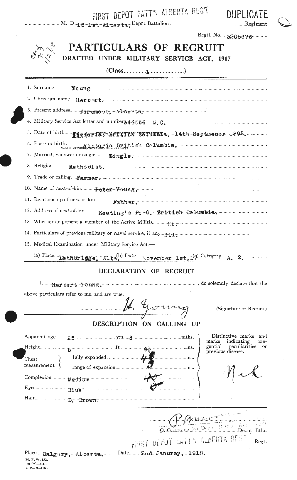 Personnel Records of the First World War - CEF 690546a
