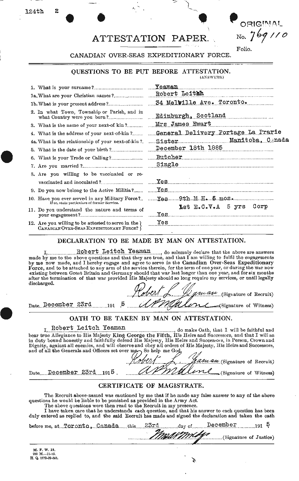 Personnel Records of the First World War - CEF 691376a