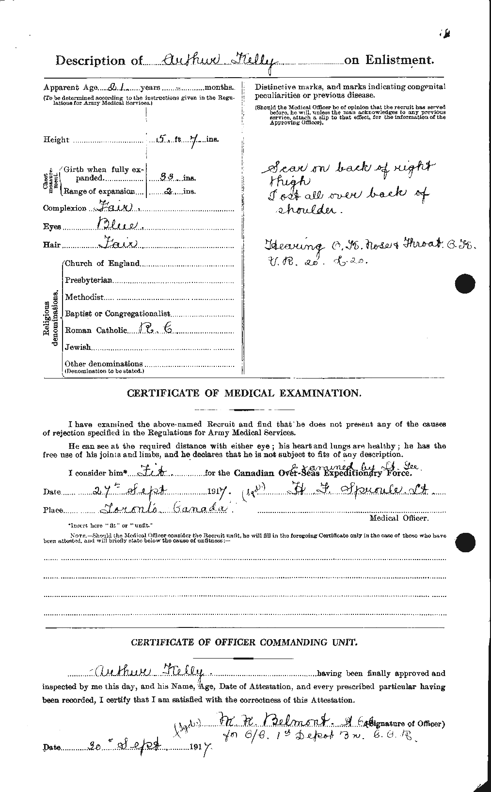 Personnel Records of the First World War - CEF 691506b