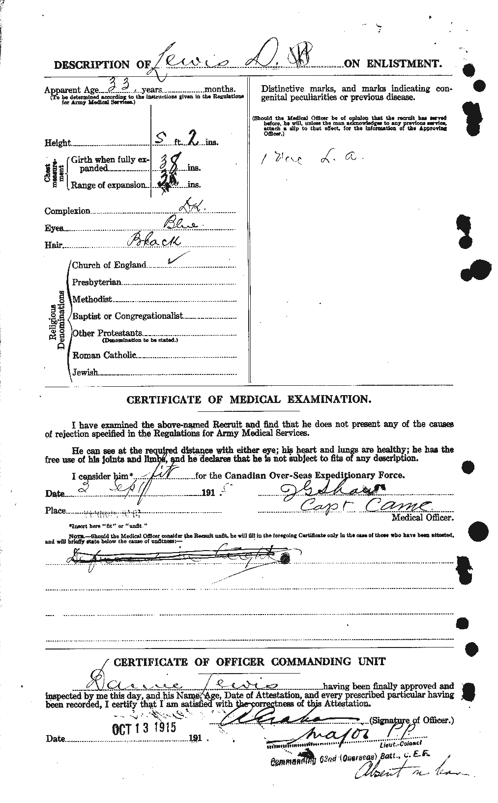 Personnel Records of the First World War - CEF 691617b