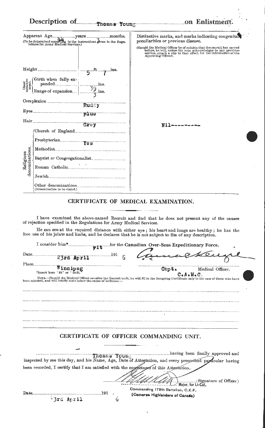 Personnel Records of the First World War - CEF 692378b
