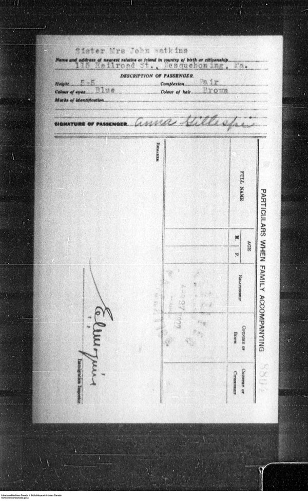 Border Entry, Form 30, 1919-1924 - Image 4637308