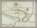 Plan et perspective du havre Saint-Jean en l'Isle de Terre-Neuve, fait par Jean Sépé, capitaine de corsaire à S. Jean de Luz, détenu prisonnier quatre mois audit havre en l'année 1779.--1 image-1