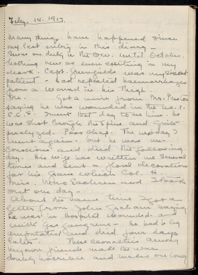 Diary - 1917, Volume Number: , Page Number: 2