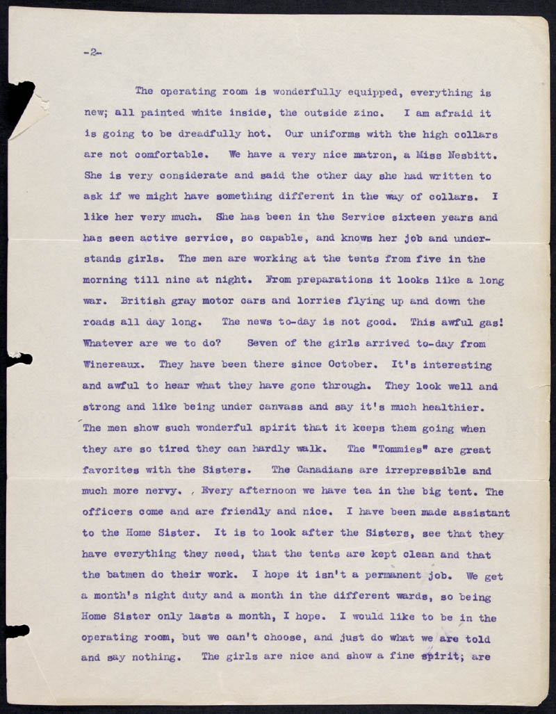 Letter - 26/05/1915 to Mollie, Volume Number: , Page Number: 2