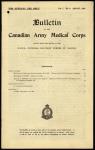 Bulletin of the Canadian Army Medical Corps - Volume 1, Number 5.