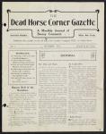 Dead Horse Corner Gazette (4th Battalion) - Number 1 