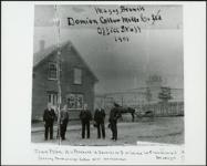 Magog branch Dominion Cotton Mills office staff. 1901