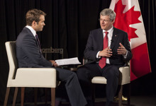 [Prime Minister Stephen Harper is interviewed by Erik Schatzker of Bloomberg Television in Vancouver, British Columbia] 6 September 2012