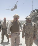 [Prime Minister Stephen Harper tours Patrol Base Sperwan Ghar in Kandahar, Afghanistan] 30 May 2011
