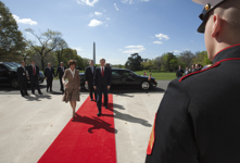 [Prime Minister Stephen Harper arrives at the White House for the North American Leaders' Summit in Washington, DC] 2 April 2012