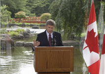 [Prime Minister Stephen Harper holds a news conference at the New Otani Hotel in Tokyo, Japan] 10 July 2008